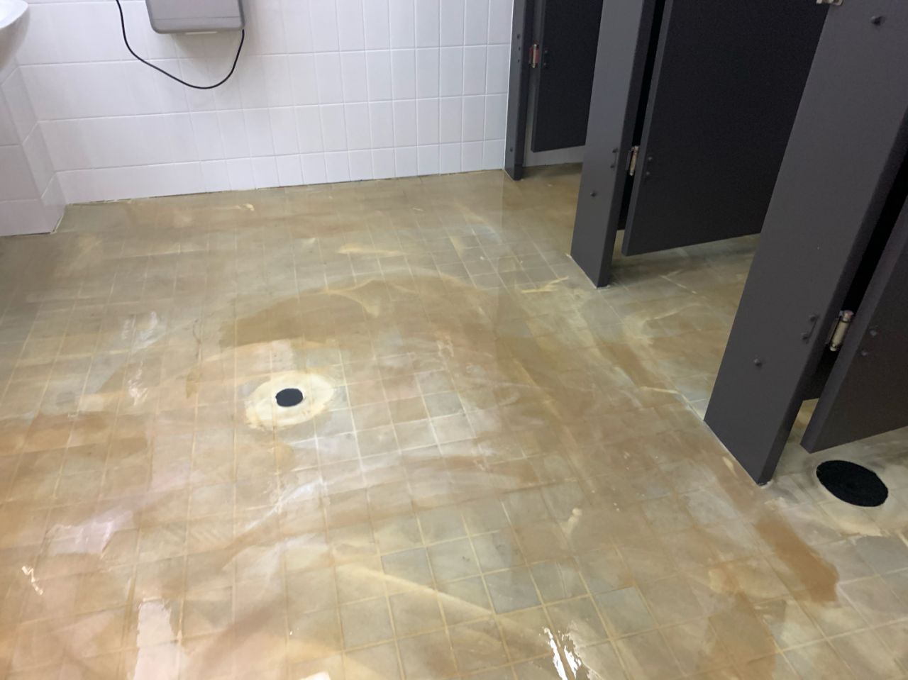 CrazyBond primer epoxy over tiles Before